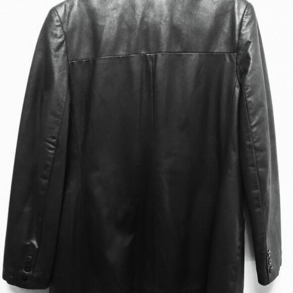 Vintage Danier Leather Blazer (S/M) - Picture 2 of 3